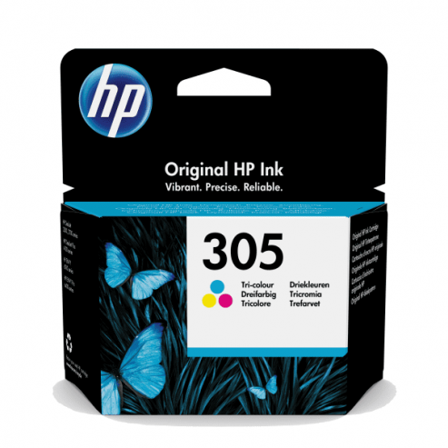 HP 305 Tri-color Original Ink Cartridge