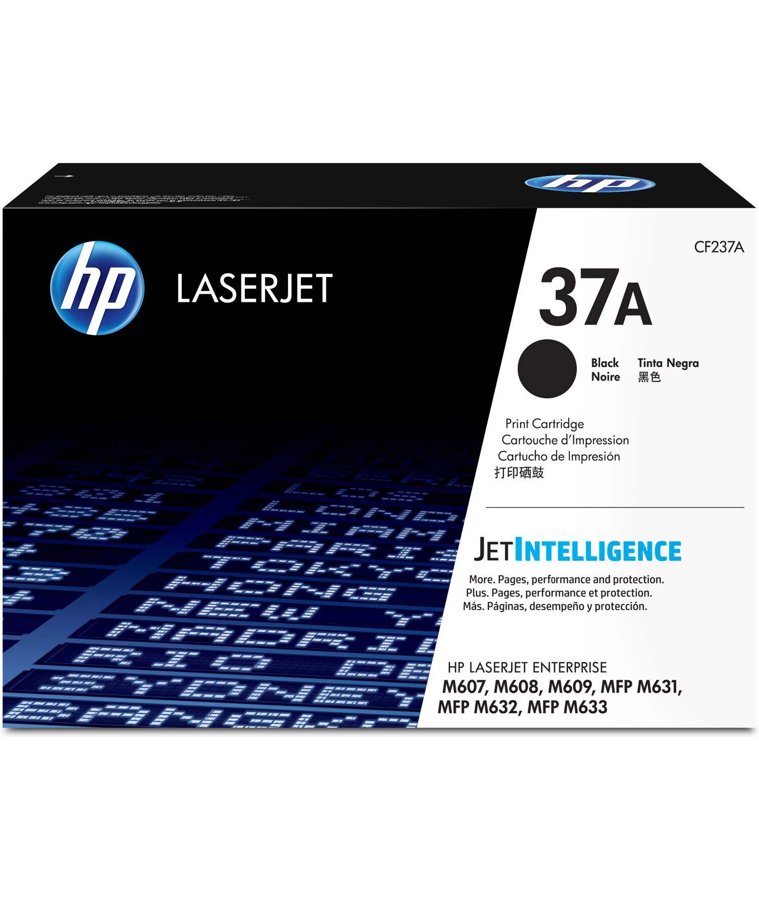 HP 37A Black Toner Cartridge (CF237A)